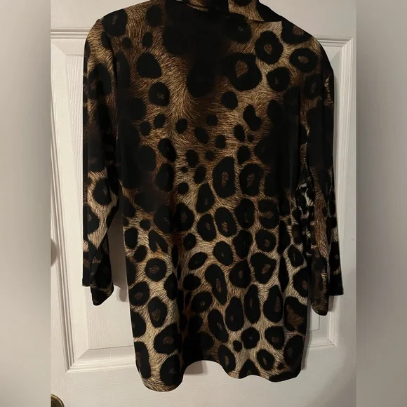 Leopard Print Women's Jacket - Picture 2 of 2